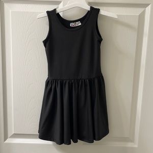 Dot dot smile black tank dress